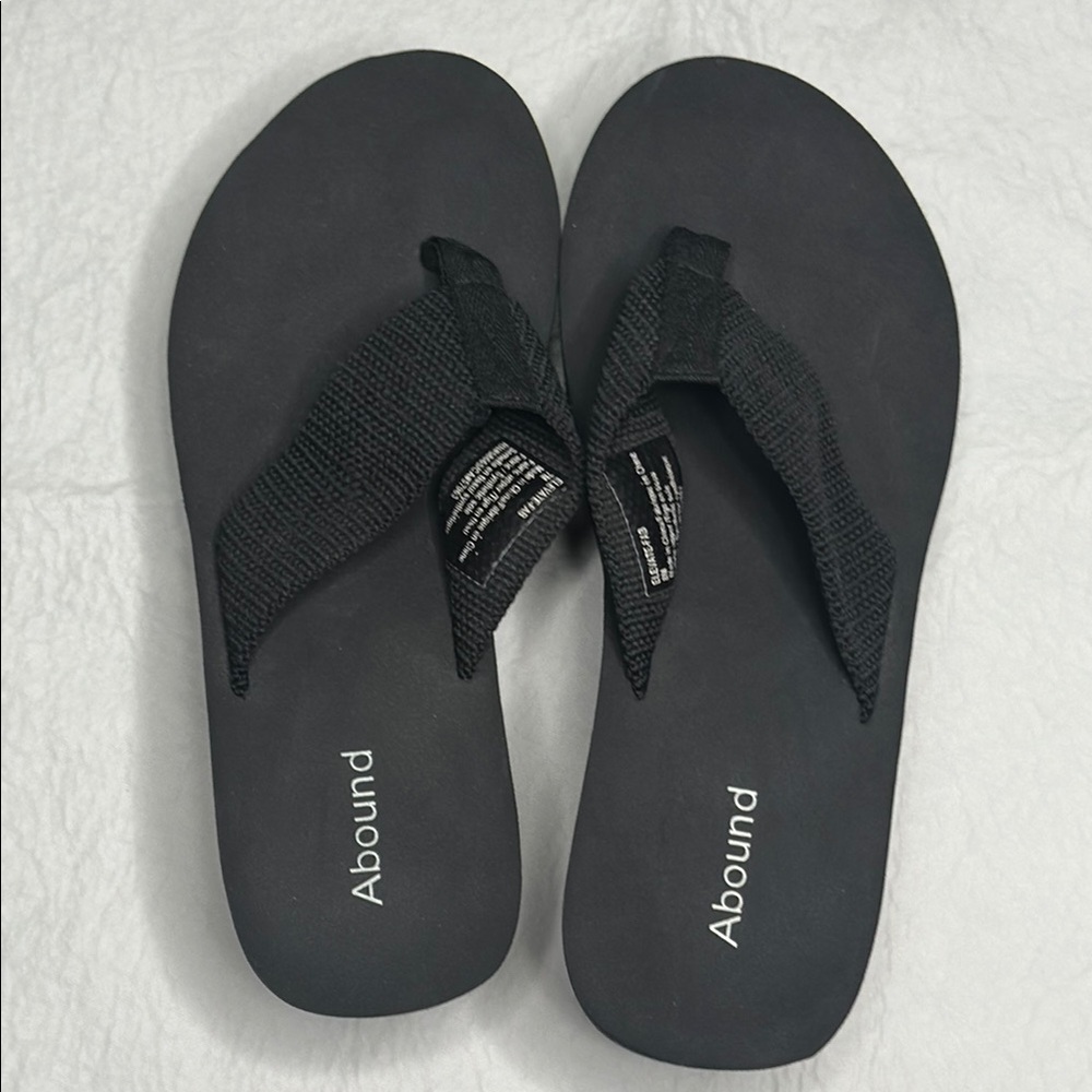 Abound Classic platform Black flip flops